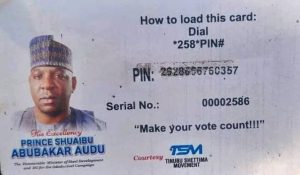 Alleged Card, Shaibu Abubakar Audu Is using to lure Kogites 