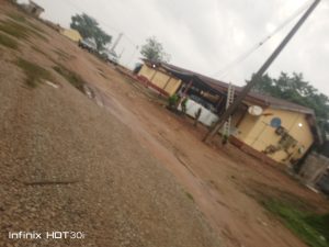 Building within the quarters, where Ibrahim Ishaq Sani was abducted