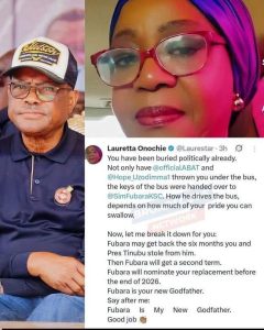 See the original post above from Lauretta Onochie 